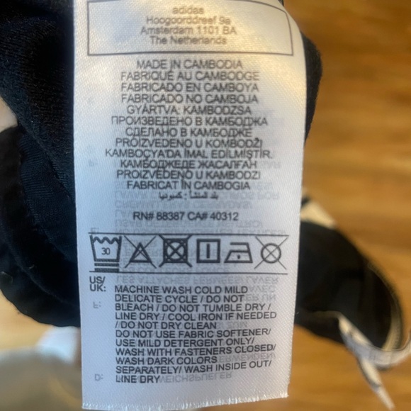 Adidas Originals | Adibreak Women's Black and White Striped Track Pants - NWOT - Picture 8 of 8